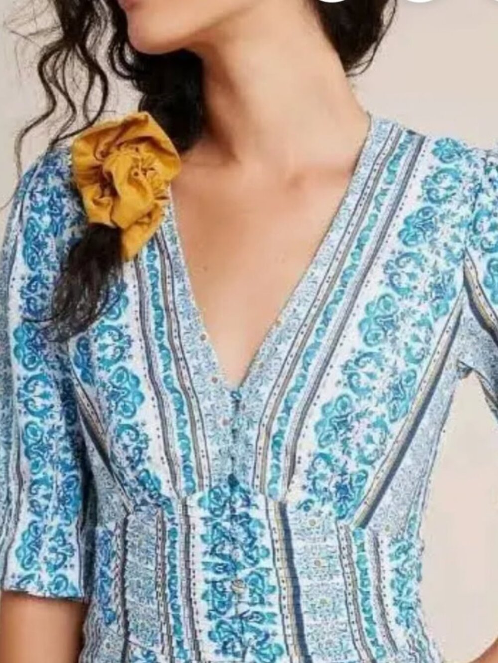 Farm Rio for Anthropolgie Evie Romper - Picture 3 of 10